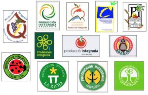 Logotipos agricultura integrada por comunidades autónomas